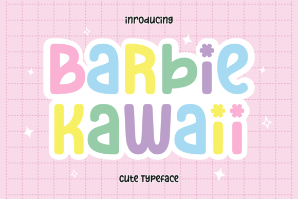 Barbie Kawaii: A Playful Display Font for Modern Web Design Projects