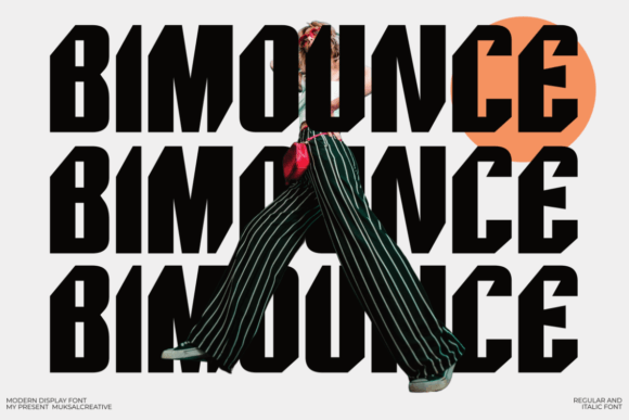 Bimounce: A Modern Display Font for Web Designers Who Care About Style