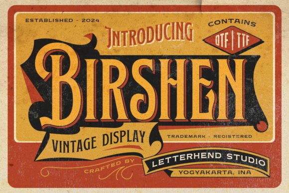 Bringing Birshen to Life: A Maker’s Guide to Vintage Serif Style