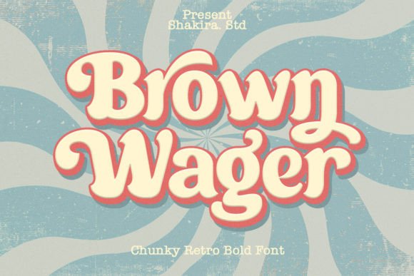 Brown Wager: A Bold Serif Font That Elevates Editorial Design