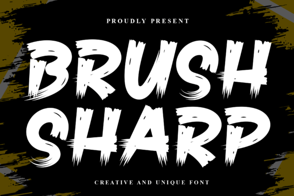 Brush Sharp: A Display Font That Brings Energy to Branding Projects
