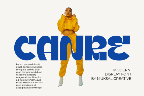 Canre: A Bold Display Font for Modern Web and Digital Design
