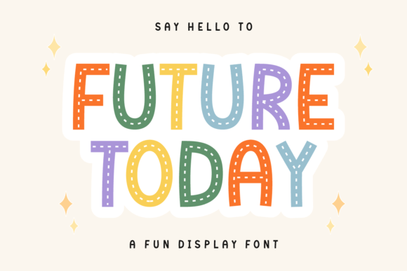 Future Today Font: A Futuristic Display Typeface for Modern Web Design