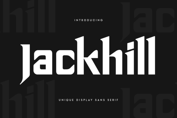 Jackhill: A Stylish Display Font for Makers and Creative Sellers