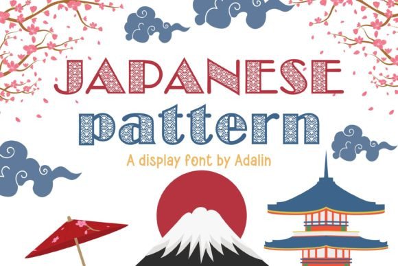Japanese Pattern: A Playful Display Font for Thoughtful Editorial Design