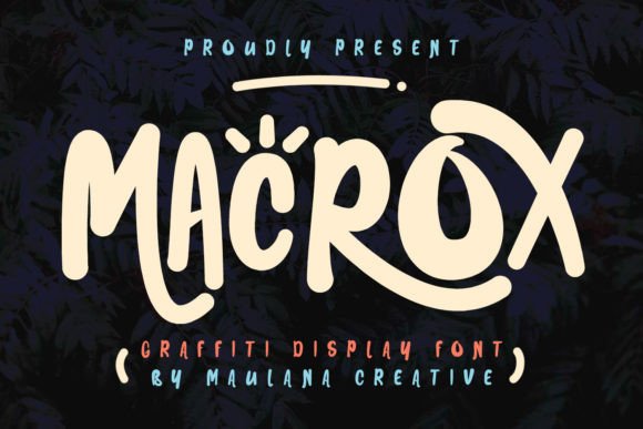 Macrox: The Graffiti Display Font That Brings Urban Energy to Branding