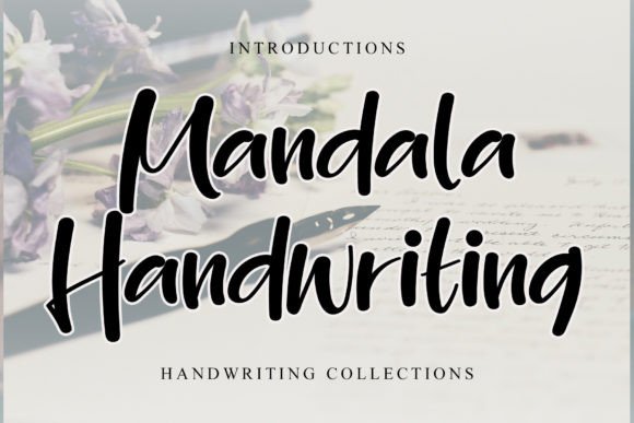 Mandala Handwriting: A Playful Display Font for Engaging Digital Campaigns