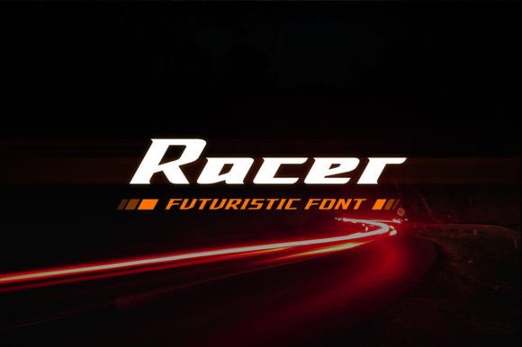 Racer: A Bold Display Font for High-Energy Design Projects