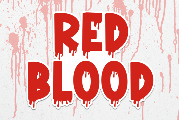 Red Blood: A Bold Display Font for Modern Web Design Projects