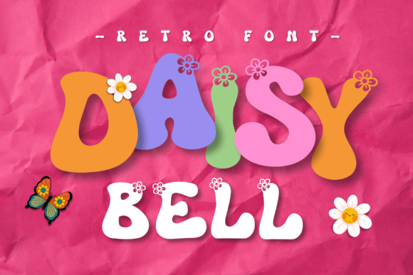 Retro Daisy Bell: A Charming Display Font for Thoughtful Editorial Design