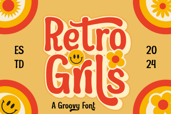 Retro Grils: A Nostalgic Display Font for Modern Branding Projects