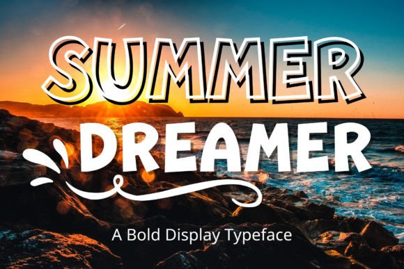 Summer Dreamer: A Handwritten Display Font for Editorial Elegance