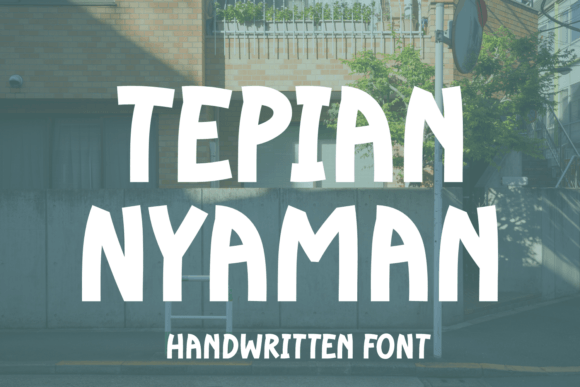 Tepian Nyaman: A Playful Display Font with Editorial Charm