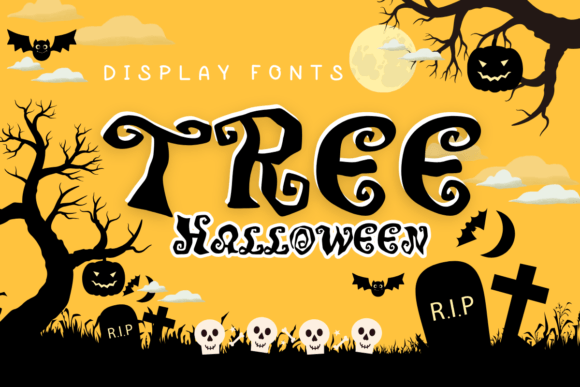 Tree Halloween: A Quirky Handwritten Font for Seasonal Editorial Design